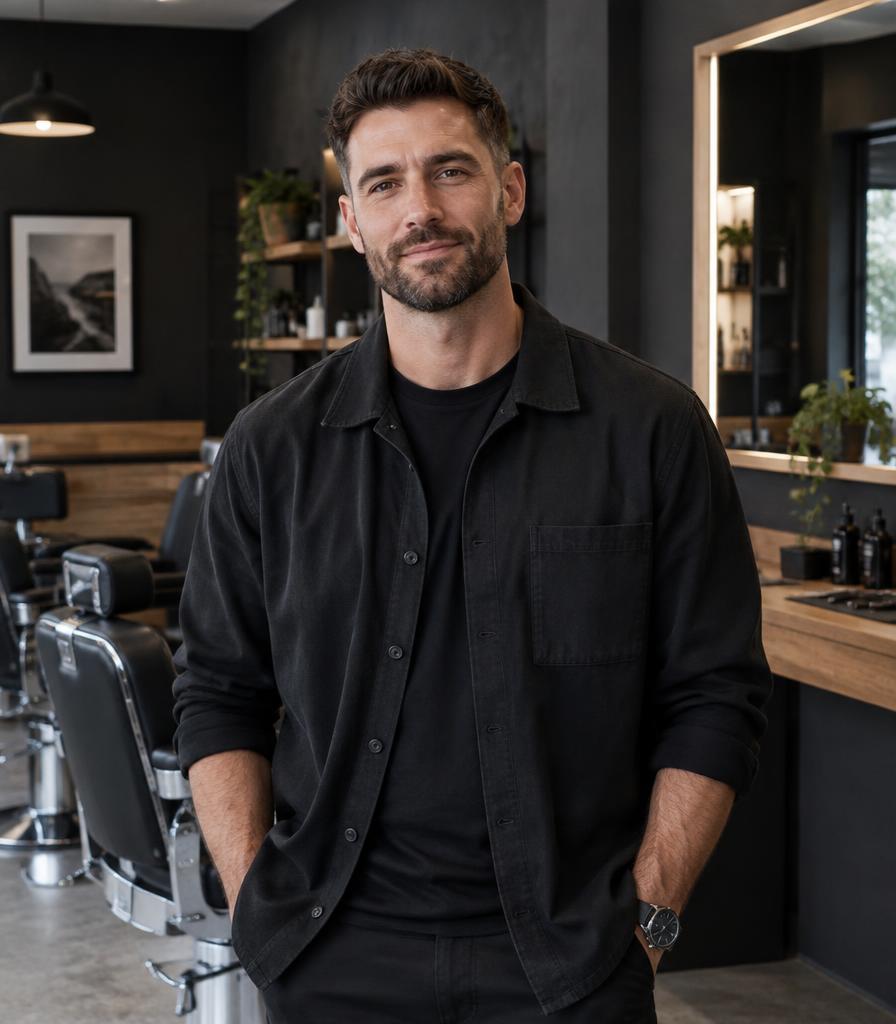 Fictional North and Co barber